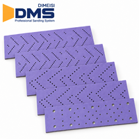 Bandes de papier abrasif en céramique violettes DMS B938 70 mm x 198 mm pour ponçage manuel automobile