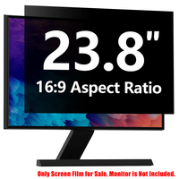 Layar Privasi Komputer 23,8 Inci untuk Monitor 16:9 Anti-mengintip & Anti-silau |   Perlindungan Data Konfiden |   Pemandangan Depan yang Jelas