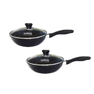 Venta al por mayor precio barato personalizado antiadherente sartén hogar cocina sartén ollas y sartenes de aluminio de Bangladesh - Product Image 2