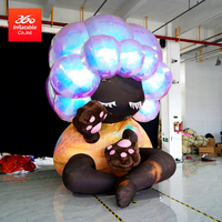 Muñeca gigante personalizada para niña, diseño personalizado inflable, mascota grande, publicidad de dibujos animados, muñeca Linda para niña, inflables con soplador de aire