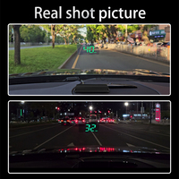 WIIYII GPS Head-Up Display OLED Windshield HUD Projector W2 Compteur de vitesse numérique Accessoires de voiture pour toutes les voitures