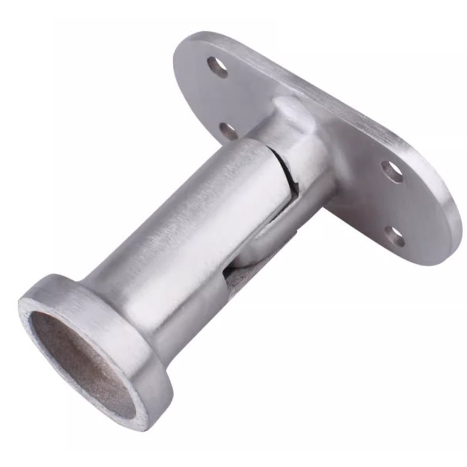 Support For Metal Railing Condibe Stainless Steel Satin Brush Handrail Railing Support Fitting ...