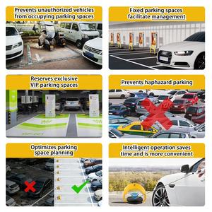نظام إدارة مواقف السيارات الذكي الأوتوماتيكي بالتحكم عن بُعد عبر تطبيق خاص وبلوتوث، حاجز مواقف ومانع قفل لمساحة ركن السيارات - Product Image 2
