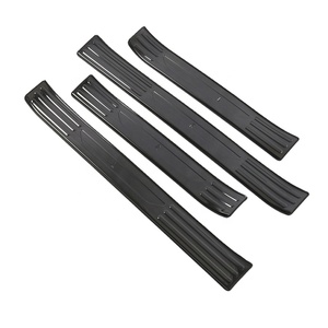 WZXD New Arrival Car <b>Door</b> Sill Guards Stainless Steel <b>Door</b> Sill <b>Plate</b> Black Silver for 2023 - Product Image 6