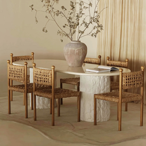 Meubles de salle à manger d'extérieur modernes personnalisés, table et chaises en rotin de haute qualité - Product Image 5