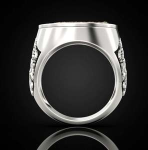 Fine Jewelry Cz Black Plating <strong>Finger</strong> <strong>Rings</strong> For Men