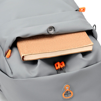 Nouveau sac à dos pour ordinateur portable pour hommes, tendance, pour les voyages d'affaires et les étudiants du secondaire/collège, grande capacité, sac d'ordinateur en cuir PU