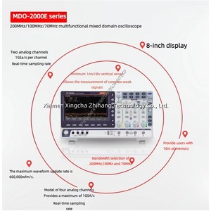 Oscilloscope numérique GW Instek GWInstek MDO-2102EG, analyseur, générateur de formes d'onde arbitraires à double canal 25 MHz - Product Image 6