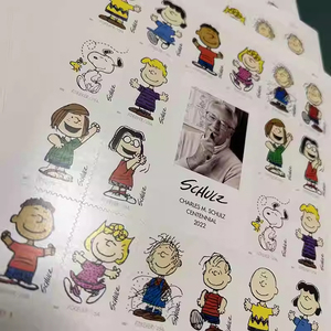 <span class=keywords><strong>2022</strong></span> para Charles M. Schulz, sellos postales <span class=keywords><strong>de</strong></span> Peanuts Forever, Snoopy MNH, coleccionables - Product Image 3