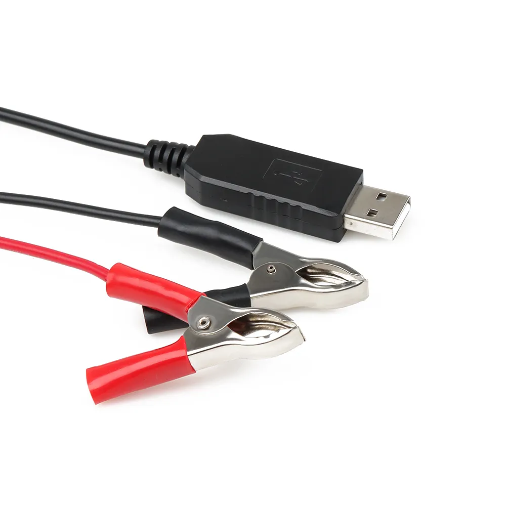 5V USB zu 12V Konverter USB 5V 2A zu 13,8 V Krokodil klemmen kabel USB Micro Mini P5 Port DC DC Konverter
