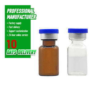 <b>Amber</b> <b>Glass</b> Serum <b>Bottle</b> 3ml 1ml for Cosmetic Essence Skincare Ampoule Customizable <b>Bulk</b> Order Sterile Injection Vials - Product Image 1