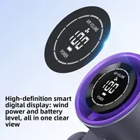 Nouveau ventilateur turbo portable électrique USB pliable à grande vitesse T15 en ABS pour voiture, hôtel et extérieur