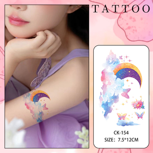Tatuajes Temporales Desechables al por Mayor, Populares, Brillantes, de Mariposas, Resistentes al Agua, para Niños y Adultos, para Brazos, Piernas y Cuerpo - Product Image 5