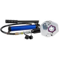 Pince à sertir hydraulique portative séparable avec pompe en aluminium, kit d'outils de sertissage pour climatisation A/C