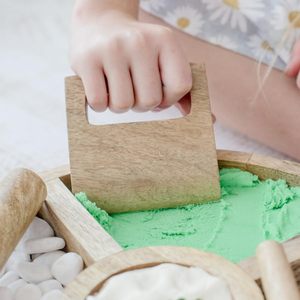 Juego de herramientas de plastilina personalizadas para niños de 2 a 4 años, contenedores sensoriales para niños pequeños 1-3, kit de masa sensorial para niños, muñeca <span class=keywords><strong>Waldorf</strong></span> - Product Image 6