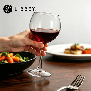 Copa de Vino Tinto Libbey 2026, Nueva Llegada, Diseño de Vaso con Base Ancha para Restaurante, Hotel, Catering Premium, Recuerdos de Boda Personalizados - Product Image 2