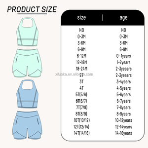 <span class=keywords><strong>Ensemble</strong></span> de <span class=keywords><strong>sport</strong></span> yoga pour filles, tenue d'été unie pour enfants, <span class=keywords><strong>ensemble</strong></span> haut sans manches et short, vêtements de <span class=keywords><strong>sport</strong></span> pour l'école et la gym, logo personnalisé - Product Image 5