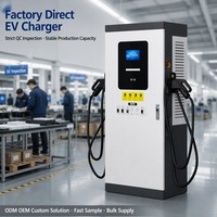 Nueva Estación de Carga para Vehículos Eléctricos, DC 60kw 80kw 380V, CCS1 CCS2 CHAdeMO GBT J1772 NACS Tipo 1 Tipo 2, Carga Rápida Inteligente OCPP, de Pie