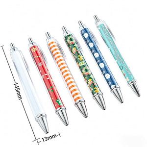 Cadeaux personnalisés avec impression sur mesure, manchon en plastique transparent pour fenêtre, stylo à sublimation vierge à assembler, bannière en papier DIY, stylos à bille à insérer - Product Image 3