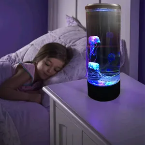 Kwallen Lichten Nachtkastje Verlichting Verjaardagscadeau Hypnotische Rgb Kleur Veranderen Kwallen Lamp Aquarium Nachtverlichting