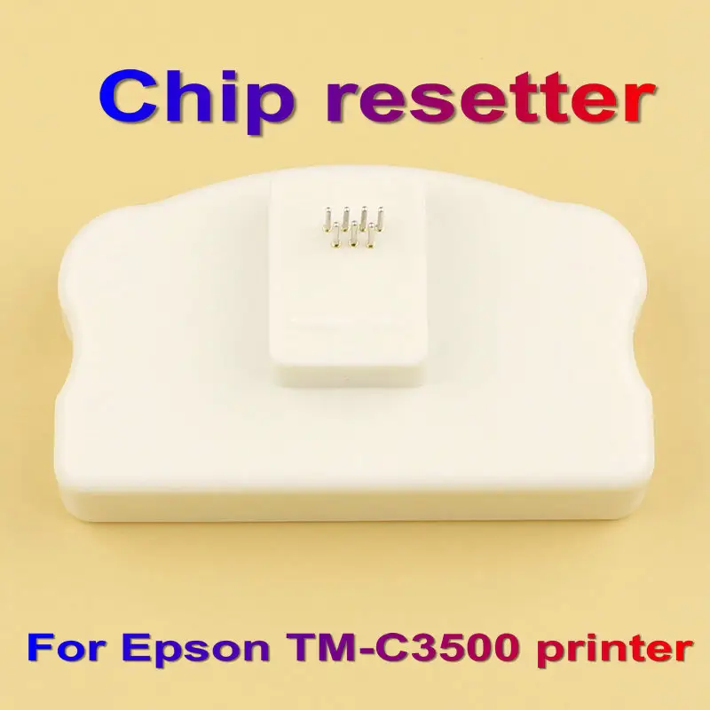 프린터 칩 Resetter 키트 Epson TM-C3500 3520 3510 카트리지 모델 SJIC22P 인쇄 IC 칩 Resetter 인쇄 리셋 칩 키트