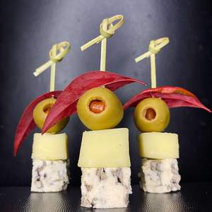 Picks à Cocktail en Bambou Brochettes de Bambou Cure-dents à Cocktail pour Apéritif Pics Alimentaires Bâtonnets à Cocktail - Product Image 5