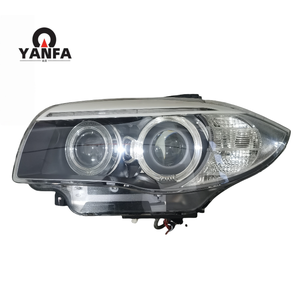 Para <span class=keywords><strong>BMW</strong></span> Serie 1 faro Original 2006 <span class=keywords><strong>2007</strong></span> 2008 2009 2010 2011 2012 faro 120i <span class=keywords><strong>130i</strong></span> 135i E87 E88 lámpara E81 E82 luz usada - Product Image 1