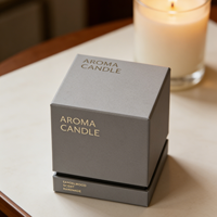 Scatola Regalo Personalizzata di Lusso in Cartone Rigido Stampato Riciclabile per Vino, Profumi e Candele Profumate, Finitura Opaca