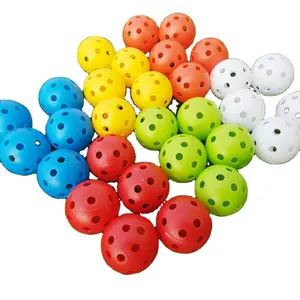 Balles de pickleball de haute qualité 40 trous balles de pickleball personnalisées balle de pickleball en plastique balle de pickleball