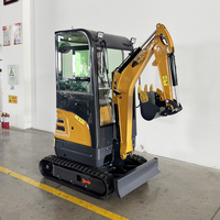 Livraison gratuite, excavatrices Kubota de 1,7 tonne, machine hydraulique, petite pelle hydraulique, mini-excavatrice EPA pour la maison, à vendre