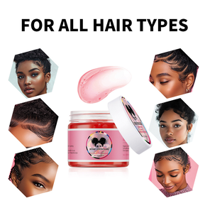 Gelée capillaire à la fraise biologique, gel coiffant pour une tenue forte, amélioration des <span class=keywords><strong>boucles</strong></span>, texturisant, 150 ml - Product Image 4