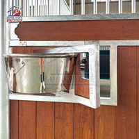 Mangeoire cheval en acier inoxydable pour animaux chevaux, accessoires stable, grange cheval