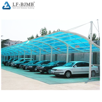 Structure de carport en acier léger pour la construction en Chine avec services de soudage et de pliage, conception personnalisée