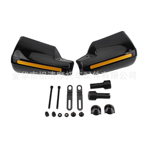 Protectores de Manos para Motocicleta Zuqing Negros con Intermitentes HB285 para Protección del Manillar - Product Image 5