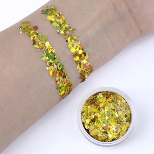 GP Waterproof Holographic Body Shimmer Powder Cosmetic Chunky <strong>Glitter</strong> <strong>for</strong> <strong>Face</strong> Body and Hair Makeup - Product Image 1