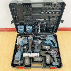 Juego de Taladro Inalámbrico 5 en 1 con Batería de Litio, Destornillador, Herramientas Eléctricas para Trabajos en Madera y Reparaciones Domésticas Tr016, Tr016 Cor - Product Image 1