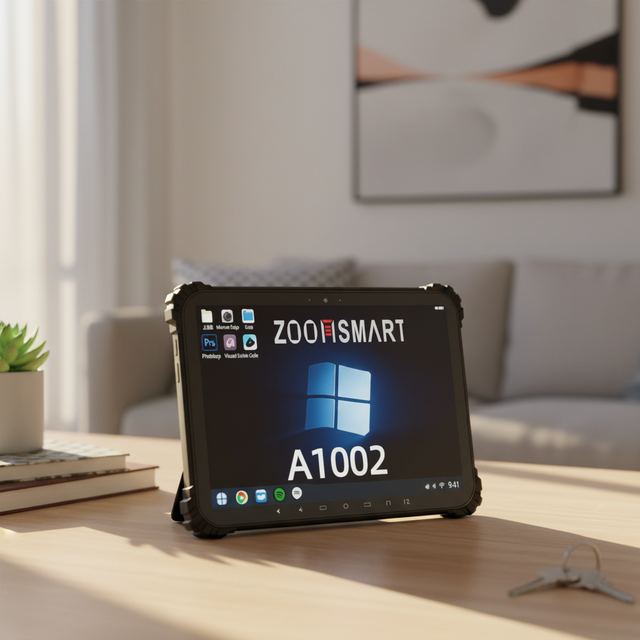 Professional Rugged Industrial Tablet PC A1002 Windows 11 Intel N3450 Octa Core 10.1" IPS 1080x1920 Display 8+128GB USB Type-C