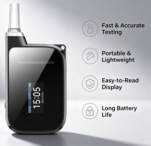 <span class=keywords><strong>D</strong></span>étecteur <span class=keywords><strong>d</strong></span>'alcool à haute précision avec capteur électrochimique et écran LCD, <span class=keywords><strong>d</strong></span>étection rapide, avec batterie, USA - Product Image 4