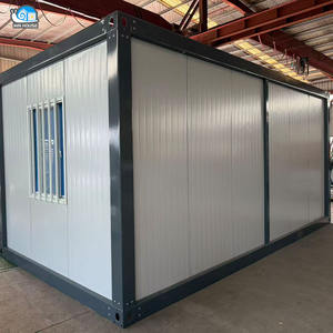 Maison portable en acier préfabriquée à assemblage gratuit Maison préfabriquée à 2 étages Hôtel Bureau Maison en conteneur - Product Image 5