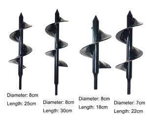 ROTODRILLER-8X25-A <span class=keywords><strong>Roto</strong></span> Driller 8X25 Cm Vườn Auger Lỗ Planter Khoan Rắn Thép Kim Loại Vườn Công Cụ - Product Image 4