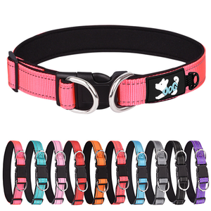 <span class=keywords><strong>Collar</strong></span> para Mascotas Popular en Amazon, <span class=keywords><strong>Collar</strong></span> de Nailon Reflectante de Tela de Buceo, <span class=keywords><strong>Collar</strong></span> Transpirable para Perro - Product Image 1