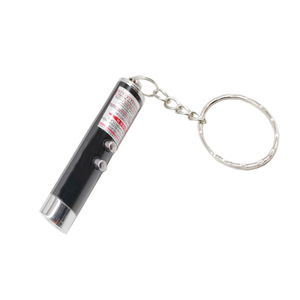 Mini linterna de aleación de aluminio con logotipo personalizable, juguete para gatos con láser infrarrojo, luz LED para llavero con haz de luz alto. - Product Image 5