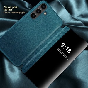 ขายตรงจากโรงงาน: เคสโทรศัพท์แบบพับหนังเรียบ Samsung S25 Plus ใช้ได้กับ S25/S25 Ultra ด้วย - Product Image 3