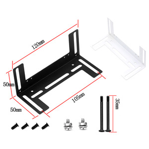 Huierde Memory Module Fan Mounting <b>Bracket</b> 120x105x50mm <b>Black</b> White RAM Cooling Support 8cm 9cm 12cm Fans - Product Image 1