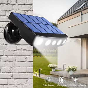 Potentes Luces Solares de Seguridad con 4 LED, Sensor de Movimiento Exterior, 3 Modos, Impermeables, para Montaje en Pared, Trabajo Nocturno, Jardín - Product Image 2