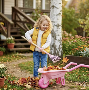 Outils de jardinage pour enfants, vente directe d'usine, ensemble de 10 outils de jardinage en plastique et en bois pour enfants, transfrontalier - Product Image 2