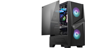 Vente en gros <span class=keywords><strong>MSI</strong></span> MAG FORGE 100R <span class=keywords><strong>Ordinateur</strong></span> CaseGame <span class=keywords><strong>Ordinateur</strong></span> de bureau hôte avec ventilateurs ARGB inclus Châssis ATX - Product Image 6