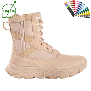 Bottes tactiques les plus vendues en gros, bottes de randonnée en plein air, chaussures de montagne imperméables et durables toutes saisons - Product Image 1