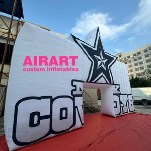 <span class=keywords><strong>Tunnel</strong></span> mural gonflable personnalisé avec impression de logo pour événement sur le thème des cow-boy - Product Image 2