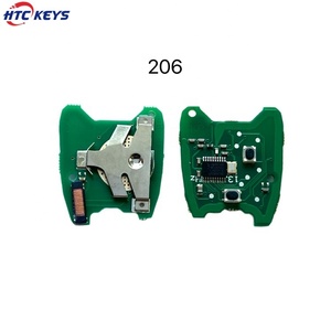 Télécommande de haute qualité à 2 boutons 433 MHz avec puce ID46 pour boîtier de clé de voiture Peugeot <span class=keywords><strong>206</strong></span> - Product Image 5